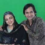 Saleem Mairaj with Faiza Hasssan