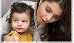 Nida Yasir with daughter Silah