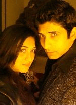 Madiha Rizvi with husband