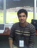 Iqrar ul hassan watching cricket