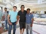 Faiq Khan with Wasim Akram