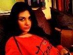 Sarah Khan in Red