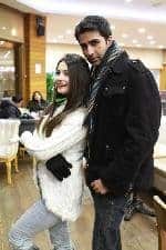 Imran Bukhari with Neelam Munir