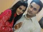 Faiq Khan with wife