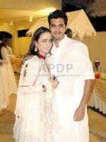 Shehzad sheikh with wife Sana mir