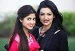 Sarah Khan with Sajal Ali