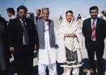 Amer Ishaq Soharwardi with federal Minsiter Zubaida Jalal.