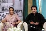 Bushra Ansari with Behroz Sabzwari-