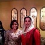 Dr Amna Buttar. with Benazir Bhuttho