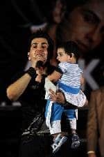 Faakhir Mehmood with baby