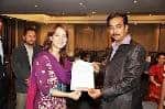 Farah Hussain Getting Excelent Certificate