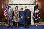 Hina Rabbani Khar and Husband With Barack and Michelle Obama