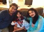 Javeria and Saud with daughter Jannat and newly born son Ibrahim