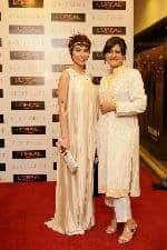 Meesha Shafi with mother Saba Hameed