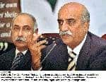 Minister for Labour and Manpower Syed Khursheed Ahmed Shah