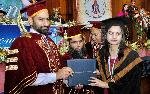 Mian Amir Mehmood giving degrees to the students