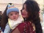 Rabi Pirzada with son