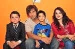 Sahiba and Rambo with kids