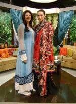 Sawera Nadeem with Nadia Hussain