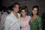 Shoaib Akhtar with scherezade and sanam