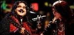 Meesha Shafi with Arif Lohar in coke studio