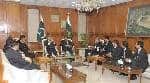 Chief Justice of Pakistan Mr. Justice Iftikhar Muhammad Chaudhry in a meeting with Prosecutor General Punjab and alongwith with other newly appointed Prosecutors in Supreme Court, Islamabad on July 13, 2010