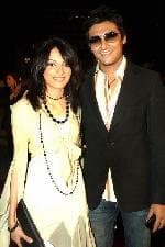 Meera Ansari with her husband